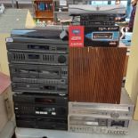 JVC KD-25 STEREO CASSETTE DECK TOGETHER WITH T-V5L STEREO TUNER & OTHERS Condition