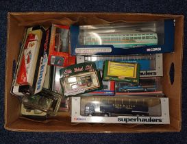 SELECTION OF VARIOUS MODEL VEHICLES FROM CORGI INCLUDING VAUXHALL VICTOR, LANDROVER DEFENDER ARMY,