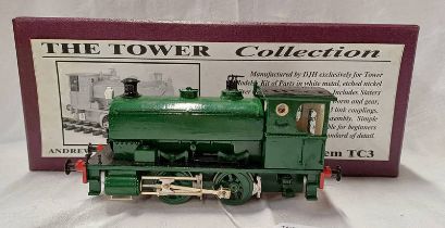 14" CYLINDER 0-4-0 SADDLE TANK LOCOMOTIVE CONSTRUCTED KIT FROM ANDREW BARCLAYS THE TOWER COLLECTION