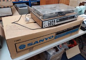 SANYO JXT-4404K MUSIC SYSTEM & SPEAKERS Condition Report: The items plug has been