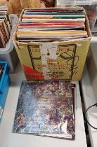 SELECTION OF VARIOUS VINYL RECORDS INCLUDING ARTIST SUCH AS SIMPLE MINDS, DIRE STRAITS,