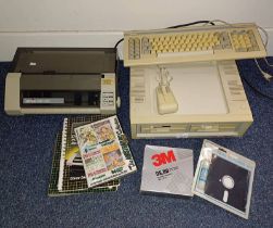 AMSTRAD PC 1512 DD TOGETHER WITH MONITOR,