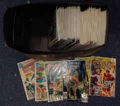APPROXIMATELY 120 DC COMICS INCLUDING TITLES SUCH AS BATMAN, WORLDS FINEST, SUPERMAN AND OTHERS,