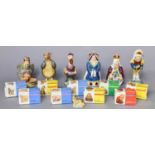 Beswick Alice in Wonderland Figures (6); together with ten wade whimsiesThe Mock Turtle has a