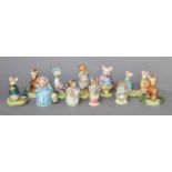 Beswick Beatrix Potter Figures, including ''Ribby'' ''Pighig Bland'' '' Taylors of Gloucester''