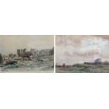Fred Lawson (1888-1968) Bolton Castle Signed inscribed and dated 1941, watercolour; together with