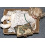 German Bisque Socket Head Doll Schoneau & Hofmeister 1079, blond wig, open mouth and composition