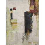 British School (20th/21st century)Abstract cityscapeSigned, acylic on canvas, 144cm by 93cm