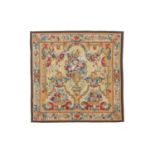 Chinese Tapestry of 18th Century European Design, modernThe soft lemon field centred by an urn