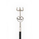 A George V Silver and Silver Plate-Mounted Toasting-Fork, by Asprey and Co. Ltd., London, 1913