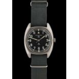 Hamilton: A British Military Centre Seconds Wristwatch, signed Hamilton, issued in 1975, lever