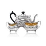 A George III Silver Tea-Service, by Thomas Johnson, London, 1808