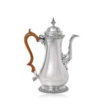 A George II Silver Coffee-Pot, by Thomas Whipham and Charles Wright, London, 1758