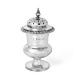 A George IV Provincial Silver Pepperette, by James Barber, George Cattle and William North, York, 1