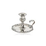 A George III Silver Chamber-Candlestick, by Nathaniel Smith and Co., Sheffield, 1810, The Nozzle by
