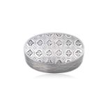 A George III Silver Nutmeg Grater, by Thomas Willmore, Birmingham, 1802