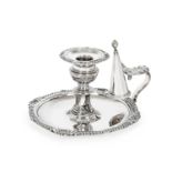 A George III Silver Chamber-Candlestick, by Matthew Boulton, Birmingham, 1814