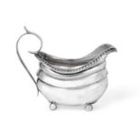 A George III Provincial Silver Cream-Jug, Maker’s Mark Apparently Lacking, York, 1812