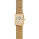 Longines: An 18 Carat Gold Wristwatch, signed Longines, circa 1965, (calibre 19.4) manual wound