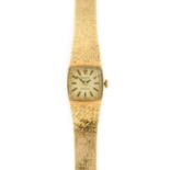 Rolex: A Lady's 14 Carat Gold Wristwatch, signed Rolex, 1972, (calibre 1400) manual wound lever
