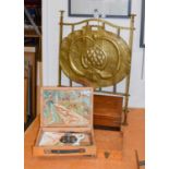 A Brass Bound Windsor & Newton Artists Box (lacking drawer); together with Two Smaller Examples (3)