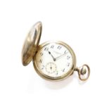 A Silver Full Hunter Pocket Watch, signed CH F Tissot & Fils, Locle, case stamped 84 0.875