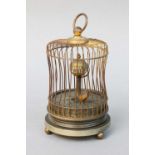 A Bird Cage Automaton, of small proportions, 13cm