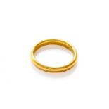 A 22 Carat Gold Band Ring, finger size N1/2Gross weight 5.1 grams.