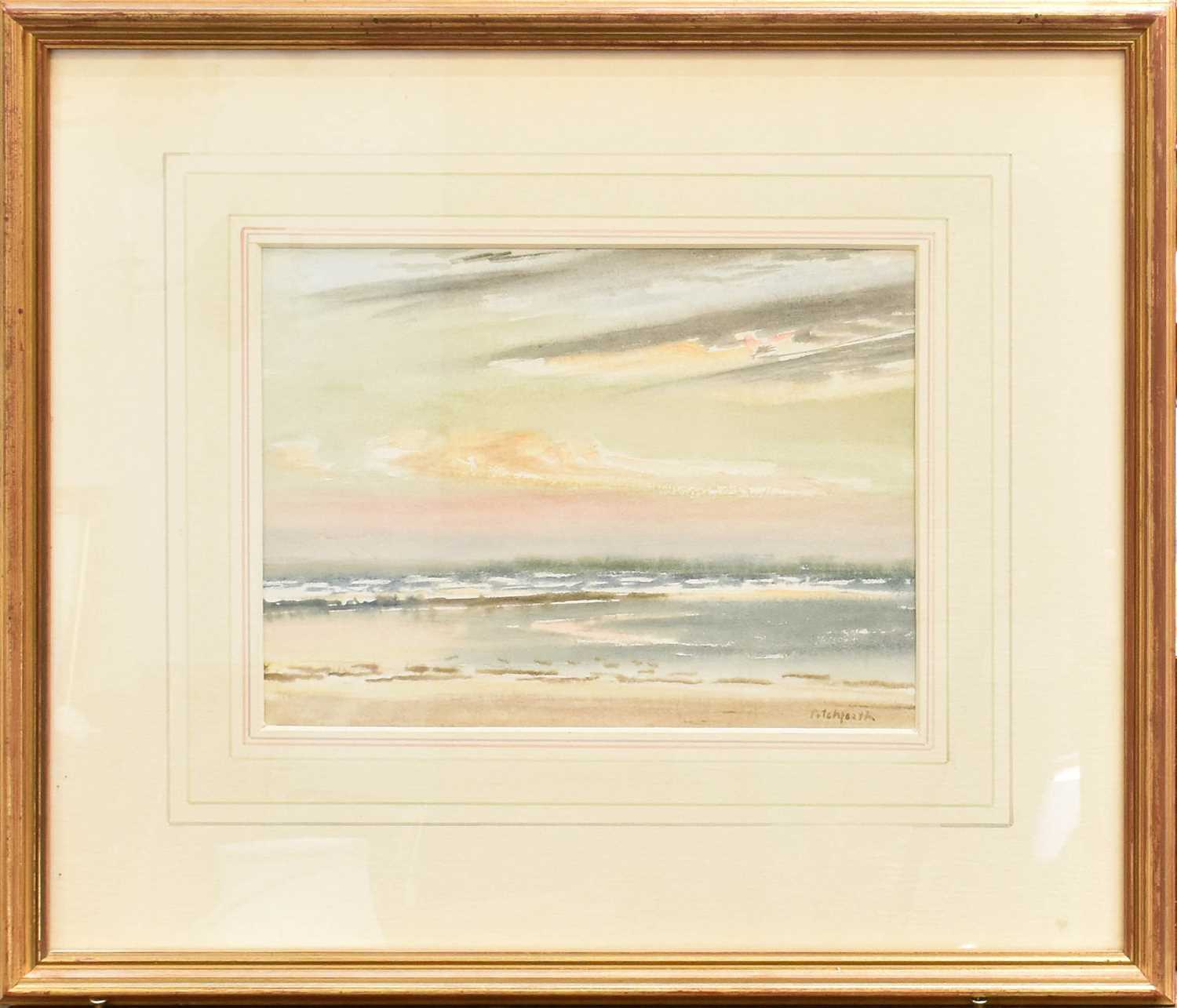 Roland Vivian Pitchforth RA, RWS, LG (1895-1982)Beach SceneSigned, pencil and watercolour together - Image 5 of 9