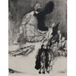 Ethel Gabain (1883-1950) French/Scottish"Le Petit Monde"Signed, lithograph, 36cm by 28cm