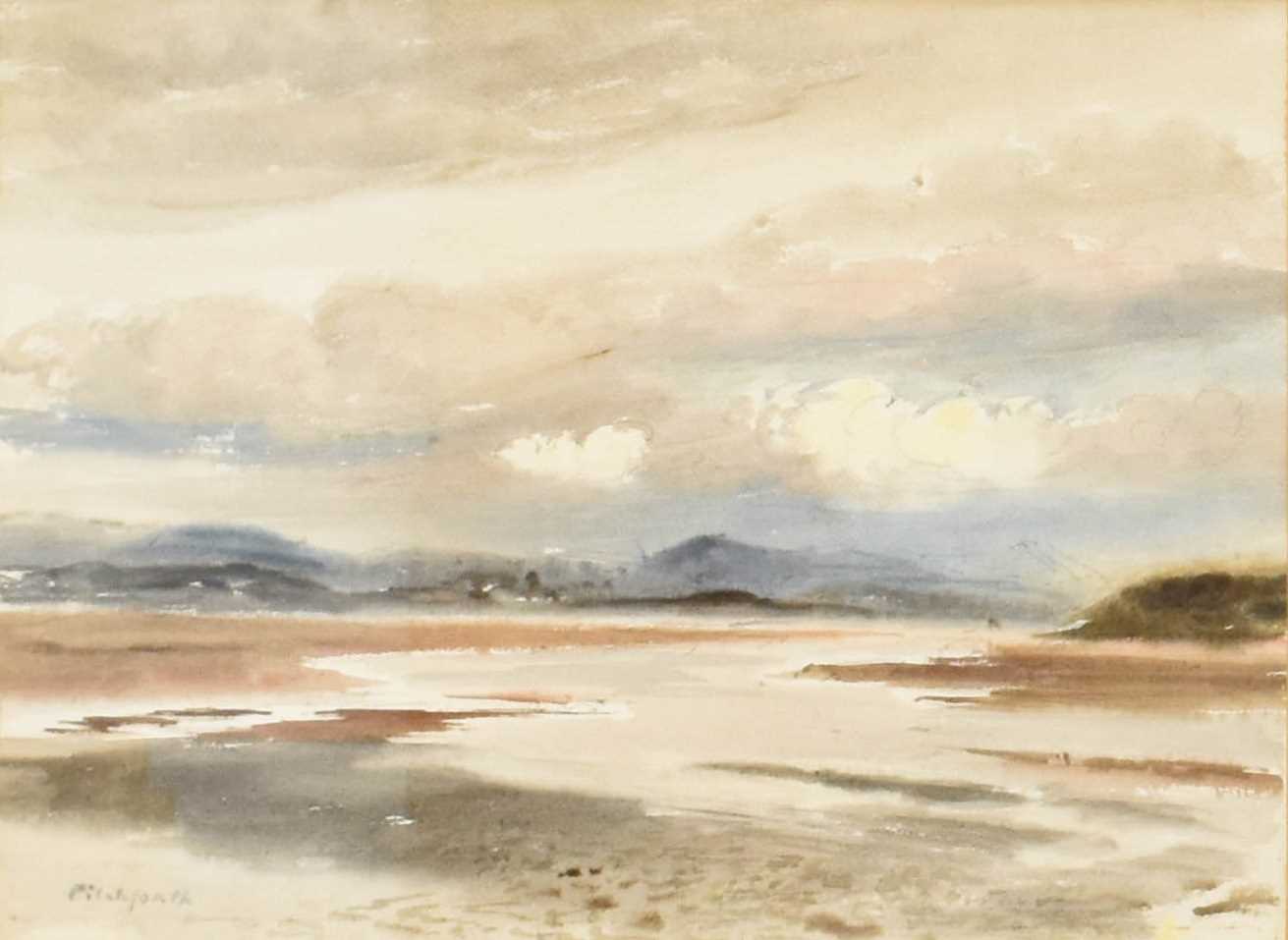 Roland Vivian Pitchforth RA, RWS, LG (1895-1982)Beach SceneSigned, pencil and watercolour together