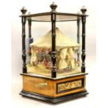 A Fine And Rare Coin-Operated Carousel Musical Automaton, Almost Certainly By Bornand Frères