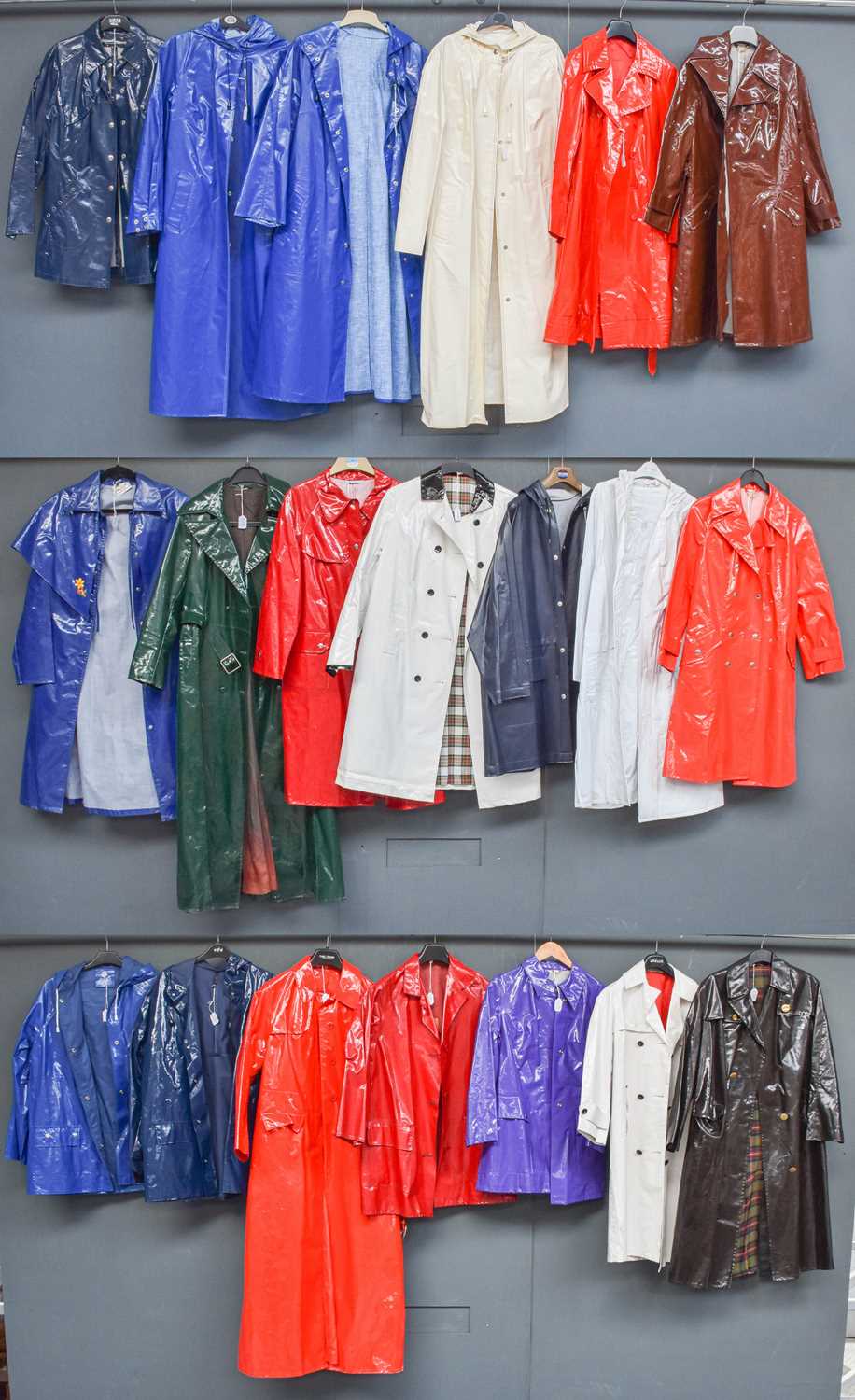 Assorted Circa 1970s and Later PVC Raincoats including the following labels; Rukka Product,