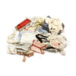 Assorted Circa 1900 and Later Toddler and Doll Costume comprising white cotton day dresses,