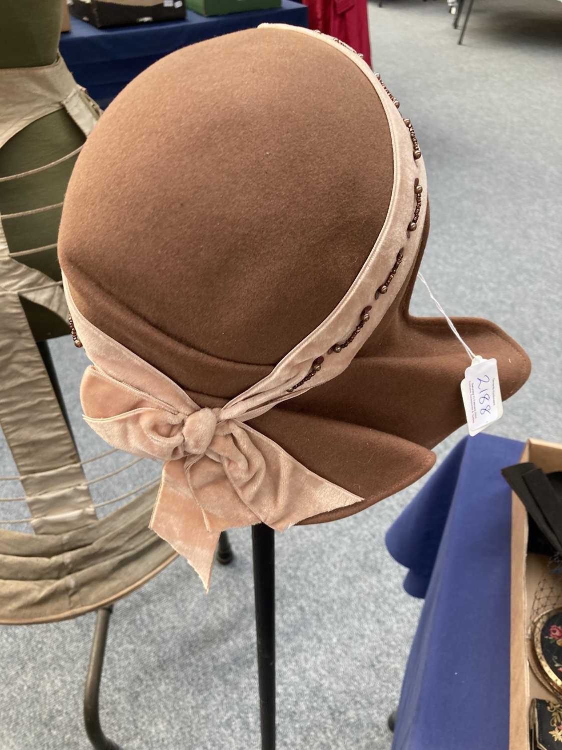 Early 20th Century and Later Accessories, comprising a light brown felt hat with pleated design, a - Image 18 of 21