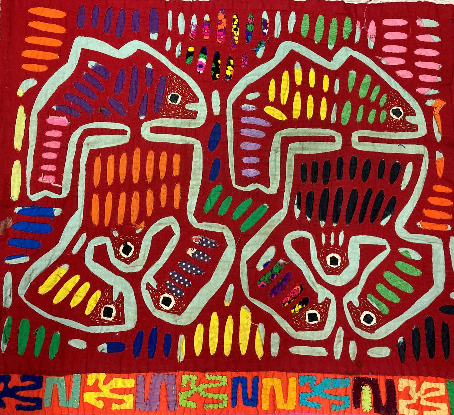 Collection of 20th Century Molas from San Blas Islands, Panama comprising ten reverse appliqué and - Image 3 of 10