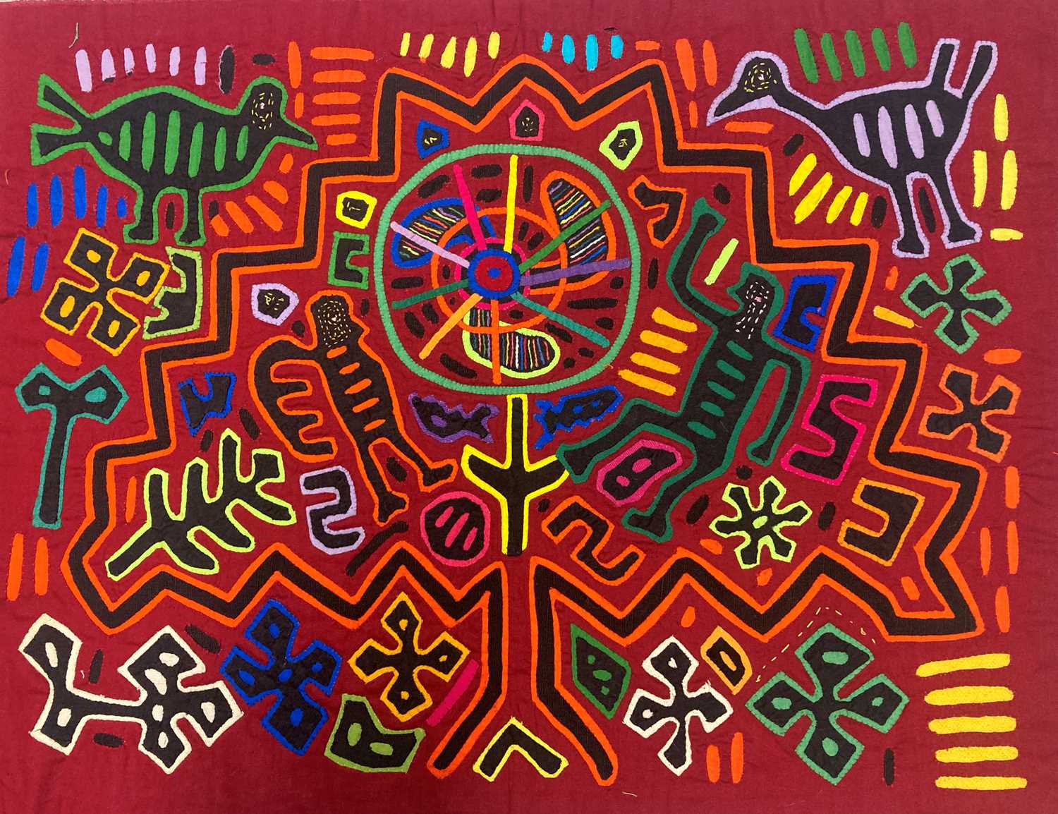 Collection of 20th Century Molas from San Blas Islands, Panama comprising ten reverse appliqué and - Image 7 of 11