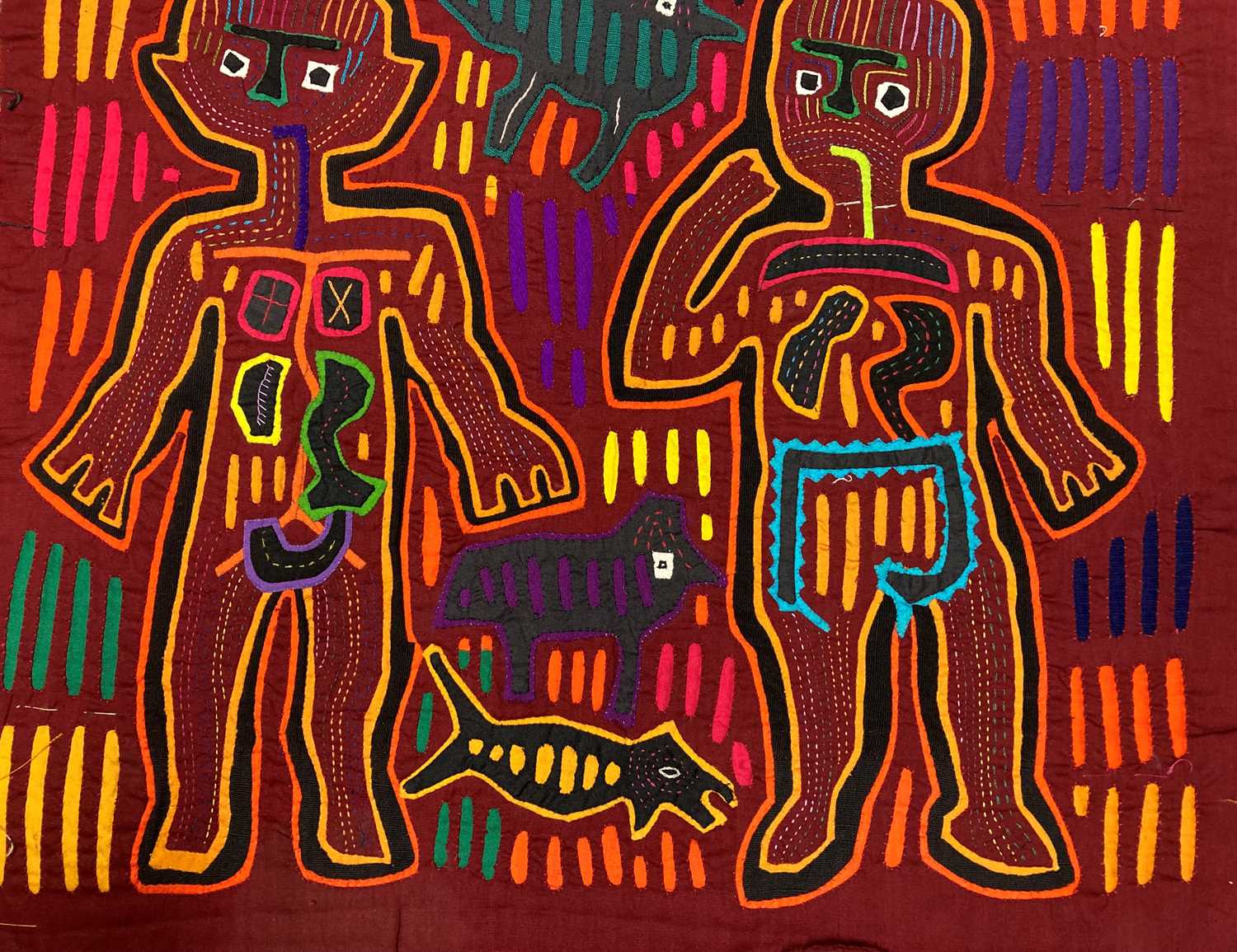 Collection of 20th Century Molas from San Blas Islands, Panama comprising ten reverse appliqué and - Image 6 of 10