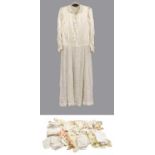 Assorted Mainly Early 20th Century White Cotton Ladies Undergarments and Night Dresses, comprising