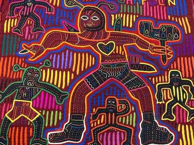 Collection of 20th Century Molas from San Blas Islands, Panama comprising ten reverse appliqué and - Image 2 of 10