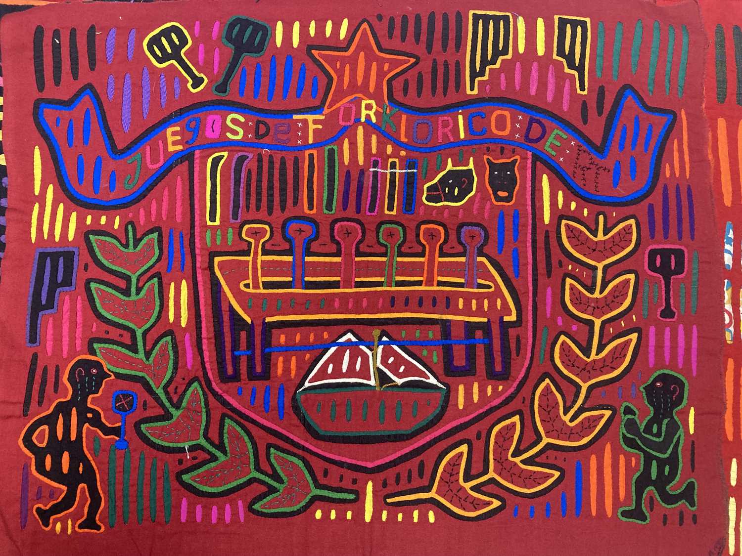 Collection of 20th Century Molas from San Blas Islands, Panama comprising ten reverse appliqué and - Image 5 of 11