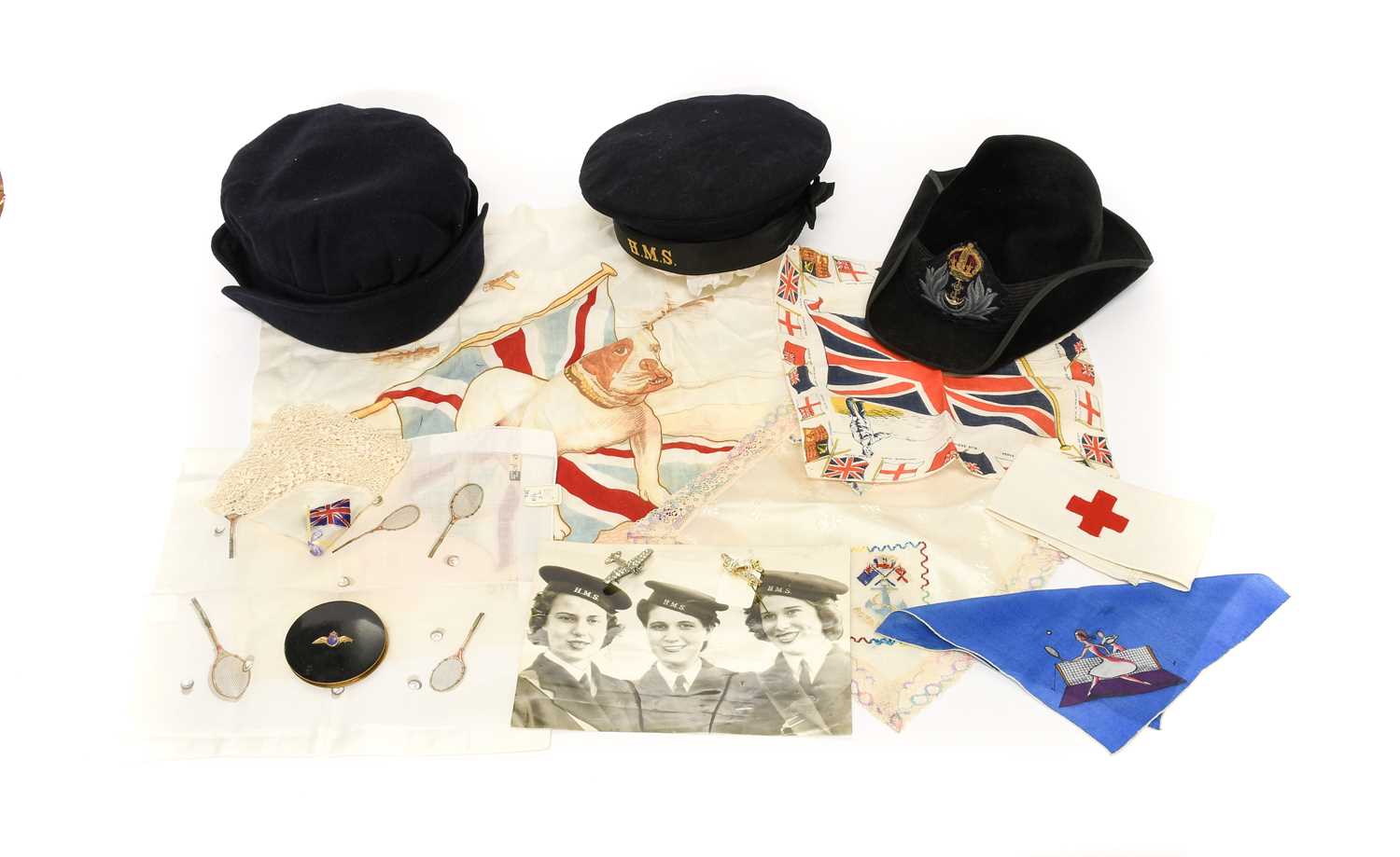 Assorted 20th Century Accessories comprising a Sanders & Brightman WW2 Women's Royal Naval Service