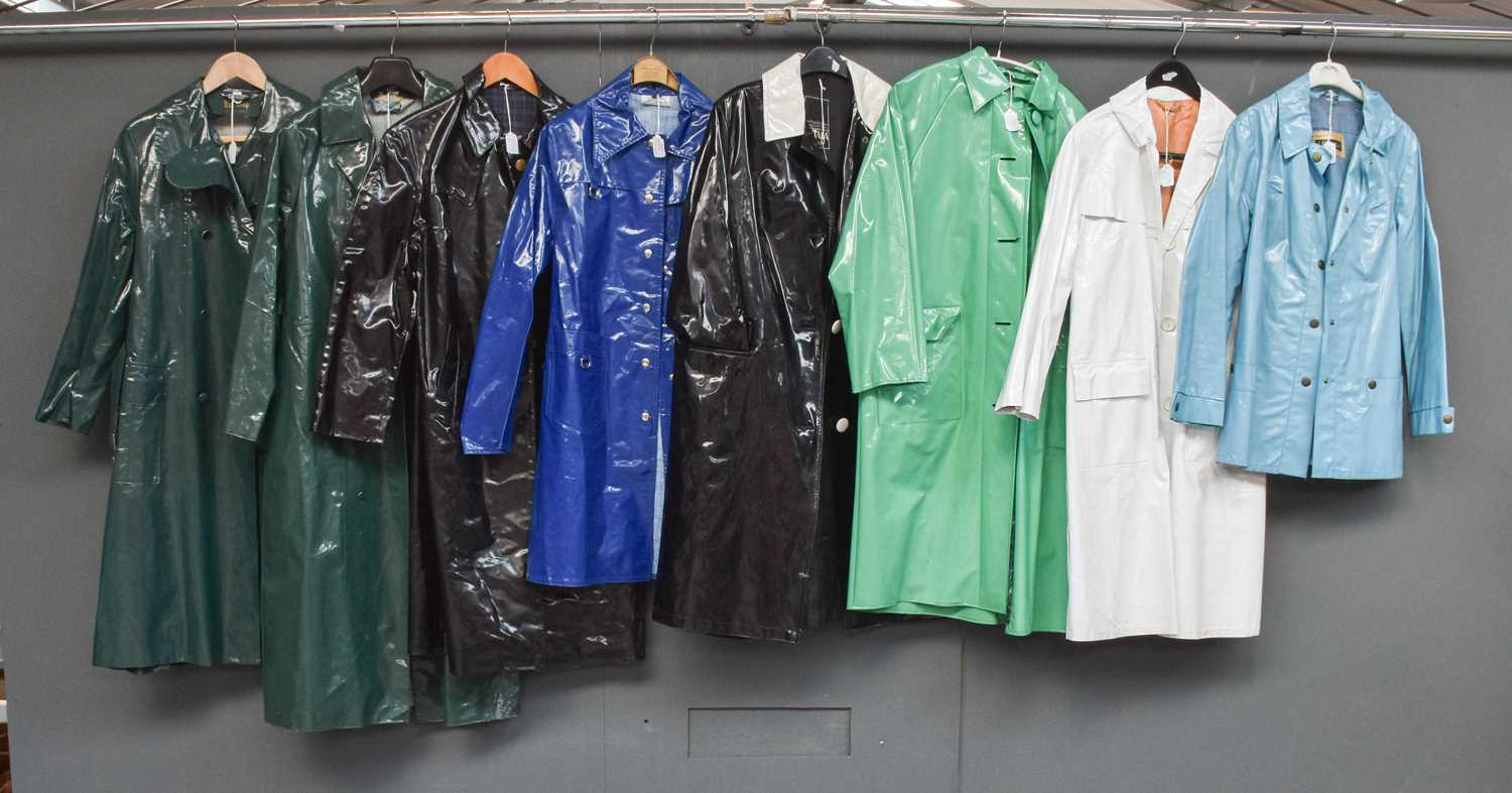 Circa 1970s and Later PVC Raincoats and one pair of PVC trousers including the following labels; - Image 3 of 6