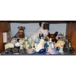 A Collection of Assorted Ceramics, etc, including, a Royal Doulton figure group ''A Royal