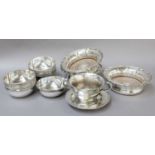 A Collection of Assorted Silver and Silver Plate, the silver comprising a two-handled cup, by Reid