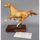 Albany Fine China "Arab Stallion", modelled by David Lovegrove, limited edition 253/500, with