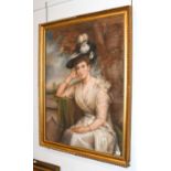 Mrs Agnew Hope (19th/20th Century)Portrait of Norah, Lady Dunleath (1861-1935)Signed, pastel,