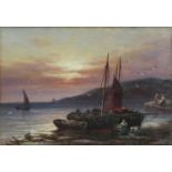 Benjamin Davis (1869-1946)"Old Buckhaven, Fifeshire""Sunset Elie, Fifeshire"Each signed and