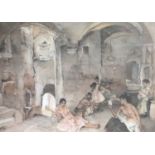 After Sir William Russell Flint (1880-1969) Nudes in an interiorNumbered 224/850, colour print,