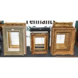 A Collection of Seventeen Early 20th Century and Later Gilded Composition and Painted Frames,